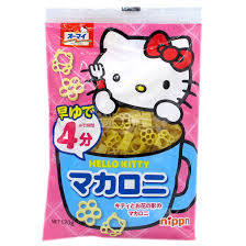 HELLO KITTY CHARACTER FIGURED MACARONI 120g
