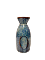 Ceramic Decanter for Sake Blue-Brown Tokkuri 1 pc.