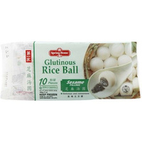 Sweet Glutious Rice Ball with Balck Sesame Filling 200g Spring Home