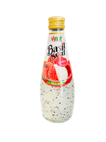 lychee drink with basil seeds 290ml VINUT