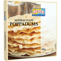 Indian Flatbread PAPADAM POPPADUMS 112g ASHOKA
