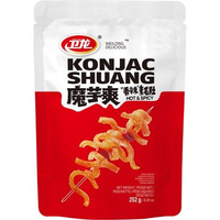 WEILONG konjac snacks, spicy strips  252g