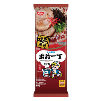 Instant Ramen Noodle soup spicy pork flavour 174g NISSIN (2 portions)