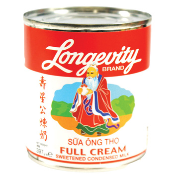 Condensed milk for coffee & desserts 397g LONGEVITY