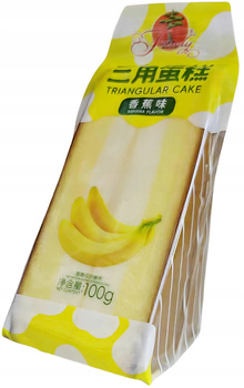 Soft Triangular Cake banana Flavour 100g Lex Jazz