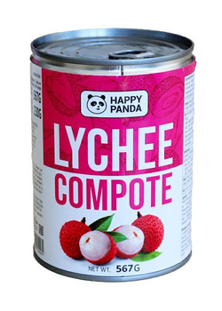 Lychee in syrup 567g HAPPY PANDA