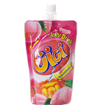 Jellies with peach taste and nata de coco 150g