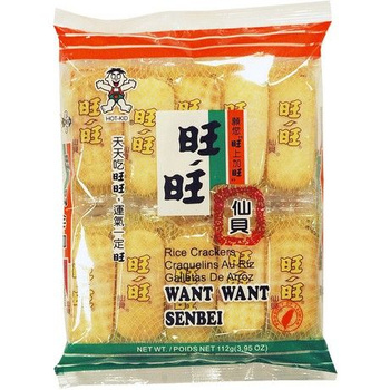 WANT WANT Rice Crackers Salted Senbei 112g