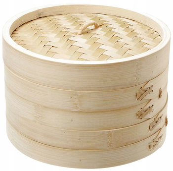 Bamboo Steamer Golden Lion 18cm