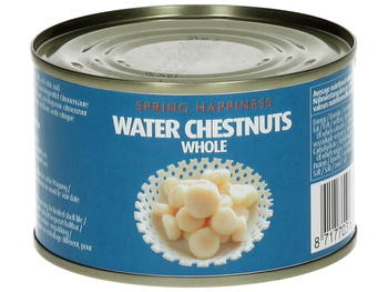 Canned Water Chestnuts Whole 227g SPRING HAPPINESS