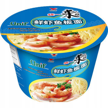 Shrimp flavoured noodle soup cup 108 g UNIF TONGYI 统一