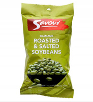 Fried& Salted Edamame snack 100g SAVOUR