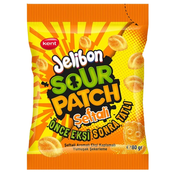  Sour Patch Kids Jelibon jelly candies with peach flavor 80 g