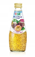 passionfruit drink with basil seeds 290ml VINUT