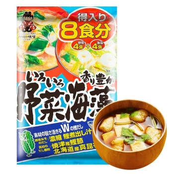 Instant Miso Soup with wakame and vegetables (8 portions) 156g  SHINSHUICHI