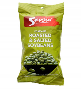 Fried& Salted Edamame snack 100g SAVOUR