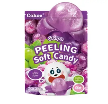 Peelable Gummies Grape Flavour 75g Cokoc
