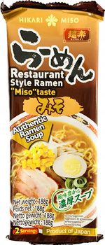 Japanese Style Ramen MIiso Flavour 2 portions 188g HIKARI MISO