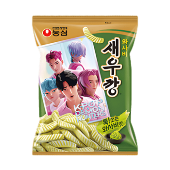 Nongshim Shirmp Crackers Wasabi x Kpop Demon Hunters 90g