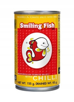 Mackerel in chili tomato sauce 155g Smiling Fish
