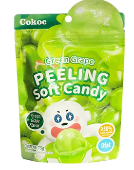 Peelable Gummy Muscat Flavour 75g Cokoc