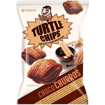 Crunchy  Corn snacks Choco Churros 80g ORION