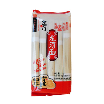 Dragon Beard Noodles, Long Xu Fine Wheat Noodles 1kg TAIYANGMEN