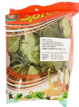 Dried lime leaves Kaffir 20g X.O.