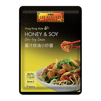 Honey & Soy Stir-Fry Sauce, sachet 60g Lee Kum Kee