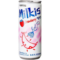 LOTTE Milkis Strawberry Flavour Soda Drink 250ml