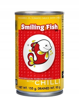 Mackerel in chili tomato sauce 155g Smiling Fish