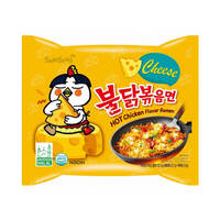 Hot Chicken Buldak Stir-fry Ramen Cheese Flavour 140g SAMYANG 