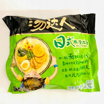 Tonkotsu flavoued Ramen noodle soup 125g TANG DA REN