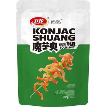 WEILONG Konjac Shuang Sour & Spicy 252g