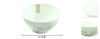 Ceramic Bowl White with Flower 11,7 cm 1 pc.