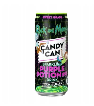Candy Can carbonated lemonade with grape flavored 330ml