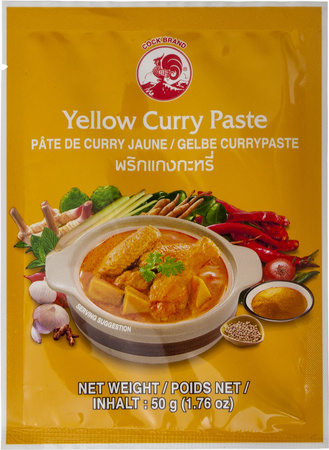 Tajska Pasta curry żółta 50 g COCK