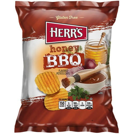 HERR'S HONEY BBQ CHIPS 28,4g