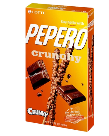 Paluszki w polewie czekoladowy crunchy 39g PEPERO