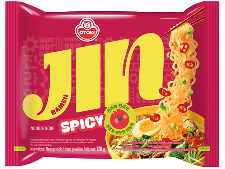 OTTOGI Jin Instant Ramen Soup Spicy 120g 