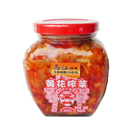 zha cai, marynowany warzyw z daylily pikantne 300g WU JIANG