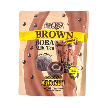 Mochi o smaku bubble tea z brązowy cukier 500g Q BRAND