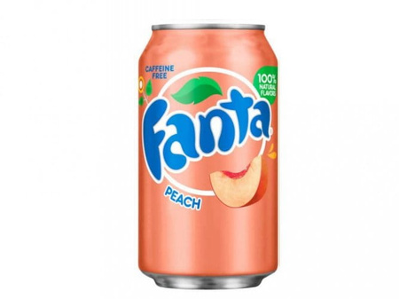 FANTA napój gazowany o smaku brzoskwiniowym 355ml