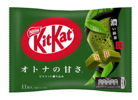 Kitkat Rich Matcha japanese Kit Kat, 124g 11pcs.