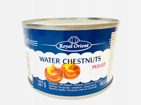 Kasztany wodne całe w wodzie 227g water chestnuts