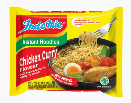 INDOMIE Chicken Curry Flavour Noodle Soup 80g