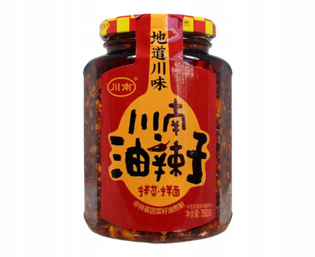 Chili Oil with Fried Soybean and Peanuts 326g CHUAN NAN