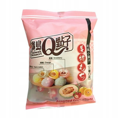 Pyszne Mochi Nadziewane Owocami mix120g