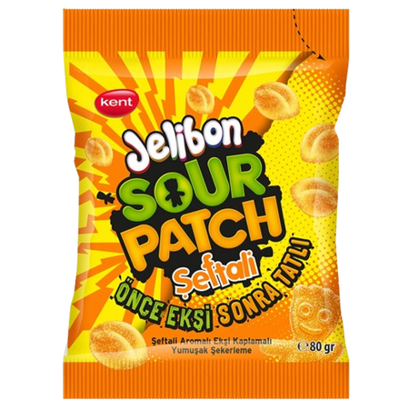 żelki o smaku brzoskwiniowym Sour Patch Kids 80 g