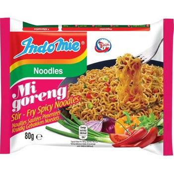 INDOMIE Mi Goreng Pedas Stir-Fry Noodles 80g